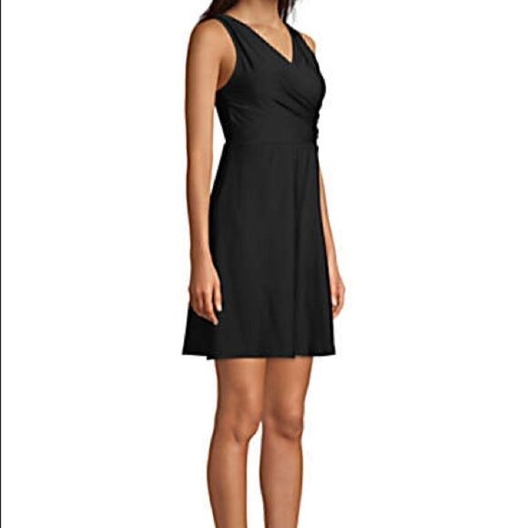 Lands' End Plus Regular Surplice Tummy Control one piece swimsuit black Various - Picture 7 of 15